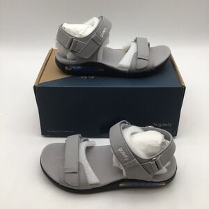 Gravity Defyer G-Defy Hilnor Matte Gray Orthopedic Sandals Womens Size 6 NEW